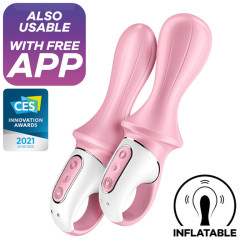 SATISFYER - AIR PUMP BOOTY 5+ DMUJACY WIBRATOR ANALNY ROZOWY