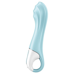 SATISFYER - WIBRATOR Z POMPA POWIETRZA 5+ NADMUCHIWANY WIBRATOR PUNKTU G APLIKACJA NIEBIESKI