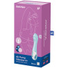 SATISFYER - WIBRATOR Z POMPA POWIETRZA 5+ NADMUCHIWANY WIBRATOR PUNKTU G APLIKACJA NIEBIESKI