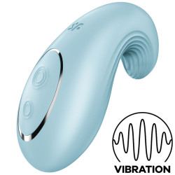 SATISFYER - WIBRATOR NAKLADANY DO DIPPING DELIGHT NIEBIESKI