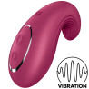 SATISFYER - WIBRATOR NAKLADANY DO DIPPING DELIGHT CZERWONY