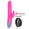 HAPPY LOKY - WIBRATOR I ROTATOR PLUTO KROLIK WATCHME KOMPATYBILNY Z TECHNOLOGIA BEZPRZEWODOWA