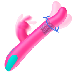 HAPPY LOKY - WIBRATOR I ROTATOR PLUTO KROLIK WATCHME KOMPATYBILNY Z TECHNOLOGIA BEZPRZEWODOWA