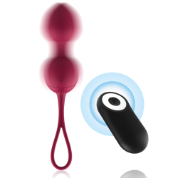 CICI BEAUTY - PREMIUM SILIKON 3 WIBRACYJNE KORALIKI KEGLA PILOT ZDALNEGO STEROWANIA