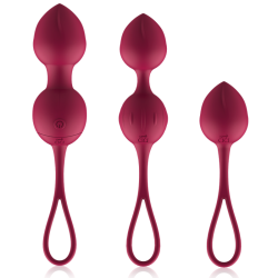 CICI BEAUTY - PREMIUM SILIKON 3 WIBRACYJNE KORALIKI KEGLA PILOT ZDALNEGO STEROWANIA