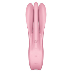 SATISFYER - VIBRATEUR THREESOME 1 ROSE