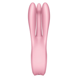 SATISFYER - VIBRATEUR THREESOME 1 ROSE