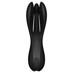 SATISFYER - TRÓJKA 2 WIBRATOR CZARNY