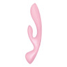 SATISFYER - POTROJNY OH HYBRYDOWY ROZ WIBRUJACY