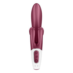 SATISFYER - DOTKNIJ MNIE KROLIK WIBRUJACY CZERWONY