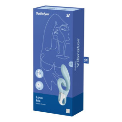 SATISFYER - LOVE ME RABIT VIBRATION NIEBIESKI