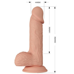 BAILE - PIEKNE SPOTKANIE CATOBLEPAS ELASTYCZNY REALISTYCZNY DILDO 20,6 CM NATURALNY