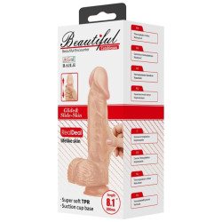 BAILE - PIEKNE SPOTKANIE CATOBLEPAS ELASTYCZNY REALISTYCZNY DILDO 20,6 CM NATURALNY