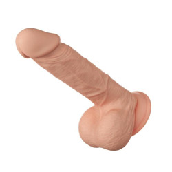 BAILE - PIEKNE SPOTKANIE BAHAMUT ELASTYCZNY REALISTYCZNY DILDO 21,8 CM NATURALNY