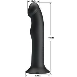 PRETTY LOVE - MURRAY VIBRADOR Y ONDAS ESTIMULADORAS DE CLÍTORIS NEGRO