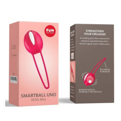 FUN FACTORY - SMARTBALL UNO BIALY/INDIA CZERWONY