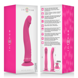 INTENSE - MICHELANGELO ROZOWY SILIKONOWY DILDO WIBRATOR