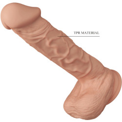 BAILE - PIEKNE SPOTKANIE BERGRISI ELASTYCZNY REALISTYCZNY DILDO 26 CM NATURALNY