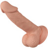 BAILE - BEAUTIFUL ENCOUNTER ZEBULON FLEXIBLE REALISTIC DILDO 19.4 CM NATURAL