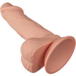 BAILE - PIEKNE SPOTKANIE ZEBULON ELASTYCZNY REALISTYCZNY DILDO 19,4 CM NATURALNY