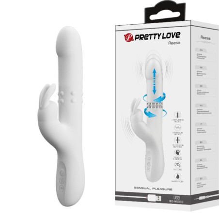 PRETTY LOVE - WIBRATOR REESE ZE SREBRNYM OBROTEM