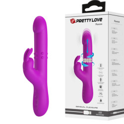 PRETTY LOVE - WIBRATOR REESE Z FIOLETOWYM OBROTEM