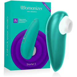 WOMANIZER - STARLET 3 STYMULATOR LECHTACZKI TURKUSOWY