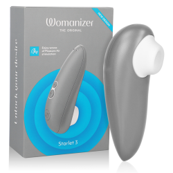WOMANIZER - STARLET 3 STYMULATOR LECHTACZKI SZARY