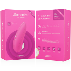 WOMANIZER - STARLET 3 STYMULATOR LECHTACZKI ROZOWY