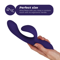 WE-VIBE - WIBRATOR Z KROLICZKIEM NOVA 3 MIDNIGHT BLUE