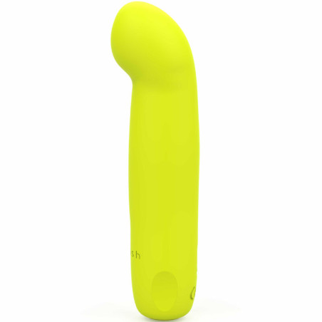 B SWISH - BCUTE CURVE INFINITE KLASYCZNY WIBRATOR SILIKONOWY DO LADOWANIA ZOLTY