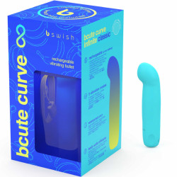 B SWISH - BCUTE CURVE INFINITE CLASSIC LIMITED EDITION NIEBIESKI SILIKONOWY WIBRATOR LADOWANY