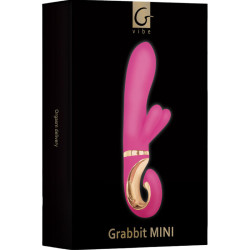 G-VIBE - WIBRATOR SILIKONOWY GRABBIT MINI ROZOWY