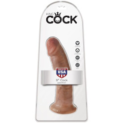 KING COCK - DILDO REALISTYCZNE 21,7 CM KARMEL