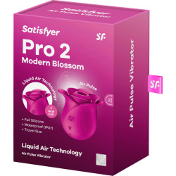 SATISFYER - AIR PULSE PRO 2 NOWOCZESNY WIBRATOR BLOSSOM
