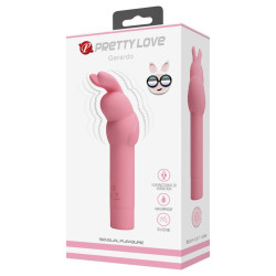 PRETTY LOVE - WIBRATOR SILIKONOWY GERARDO PINK KROLIK