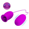 PRETTY LOVE - WIBRATOR LADOWANY DAISY DUAL EGG FIOLETOWY