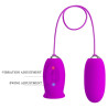PRETTY LOVE - WIBRATOR LADOWANY DAISY DUAL EGG FIOLETOWY