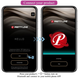 PRETTY LOVE - NIMFA JAJECZKO WIBRUJACE STEROWANE FIOLETOWEJ APLIKACJI