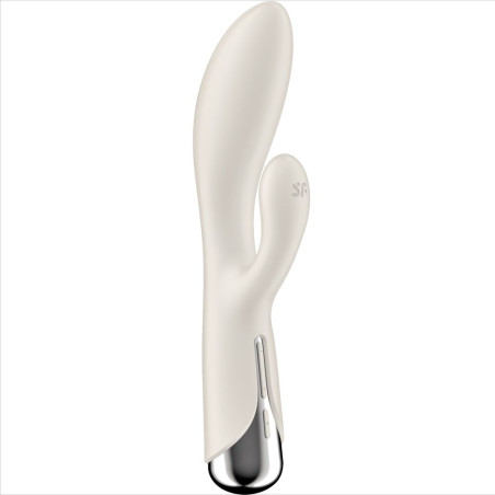 SATISFYER - WIRUJACY KROLIK 1 LECHTACZKA I STYMULACJA PUNKTU G BEZOWY