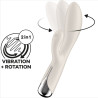 SATISFYER - WIRUJACY KROLIK 1 LECHTACZKA I STYMULACJA PUNKTU G BEZOWY