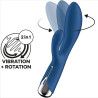 SATISFYER - WIRUJACY KROLIK 1 STYMULACJA LECHTACZKI I PUNKTU G NIEBIESKI