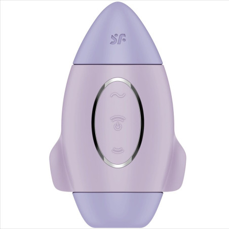 SATISFYER - MISSION CONTROL LILIOWY MALY WIBRATOR Z PODWOJNYM IMPULSEM