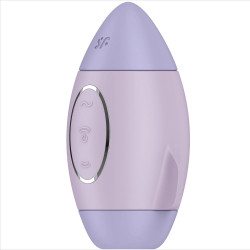 SATISFYER - MISSION CONTROL LILIOWY MALY WIBRATOR Z PODWOJNYM IMPULSEM