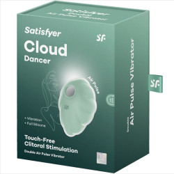 SATISFYER - WIBRATOR PULSE CLOUD DANCER GREEN AIR