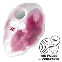 SATISFYER - CLOUD DANCER RED WIBRATOR POWIETRZA PULSE