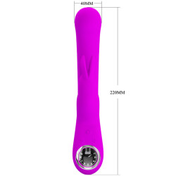PRETTY LOVE - VIBRATORE LAMAR RABBIT E PUNTO G VIOLA