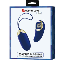 PRETTY LOVE - MINA PILOT WIBRUJACY DO JAJKA NIEBIESKI