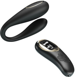 PRETTY LOVE - WIBRATOR NATHAN DOUBLE PLEASURE PILOT ZDALNEGO STEROWANIA