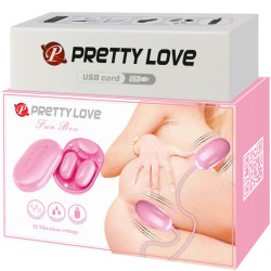 PRETTY LOVE - FUN BOX ROZOWY WIBRUJACY POCISK